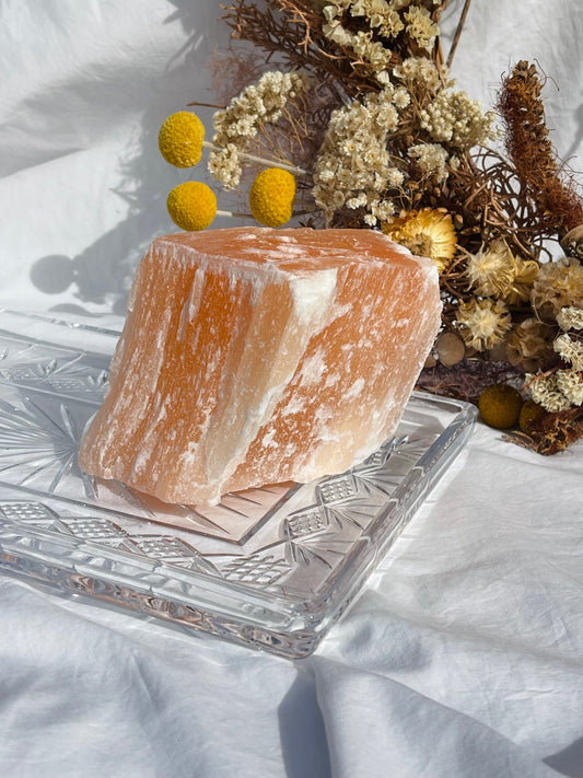 Orange Selenite Raw #1