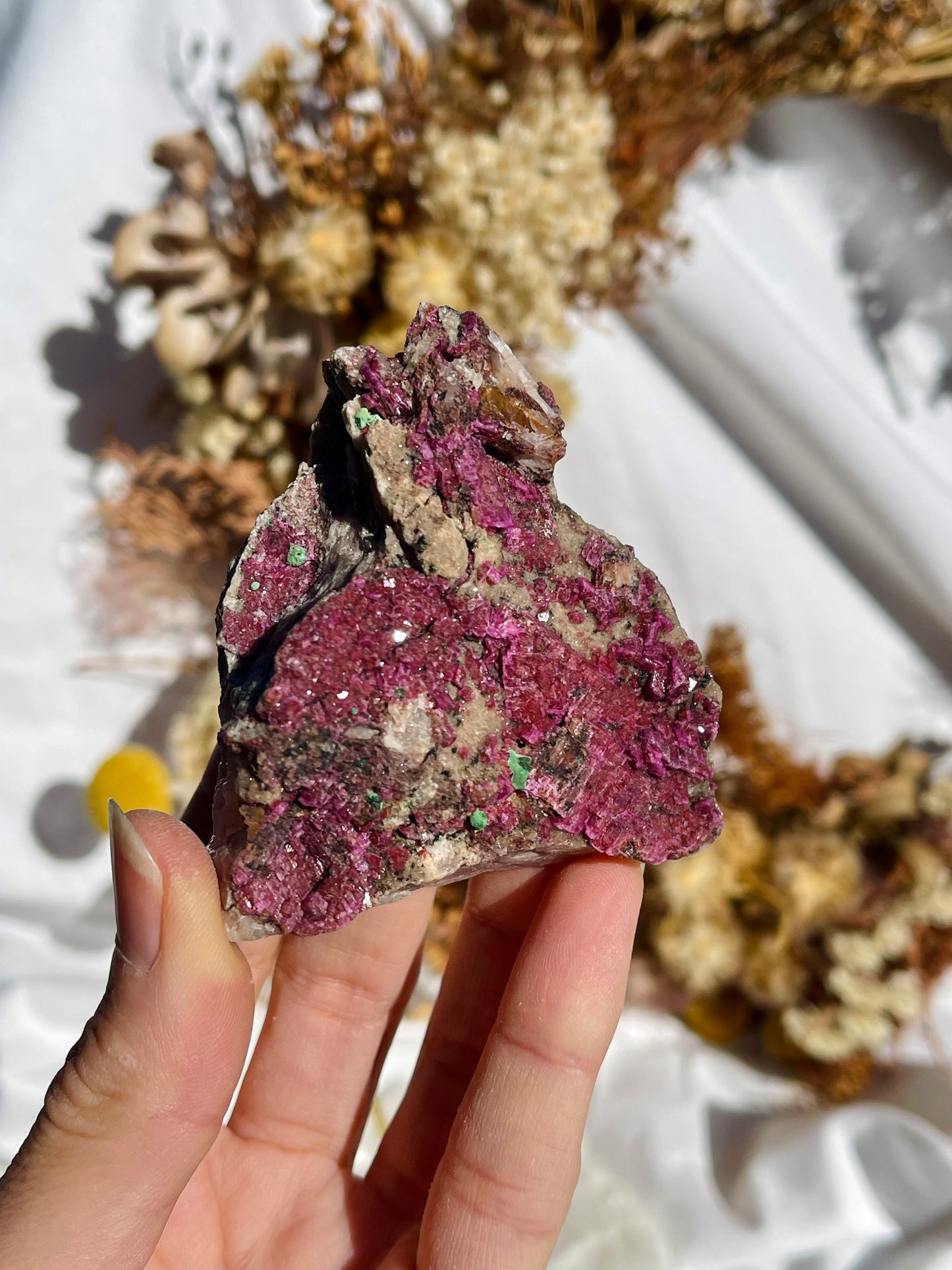 Cobalto Calcite Specimen