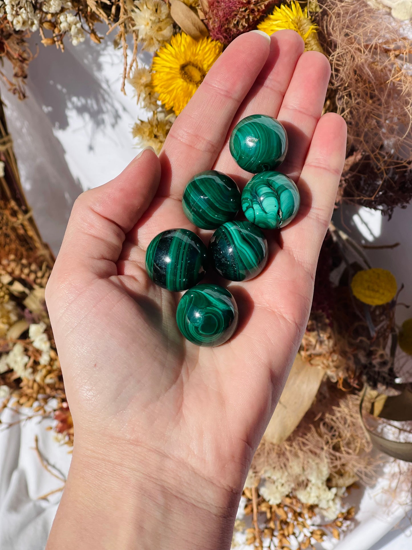 Malachite Mini Sphere | Large