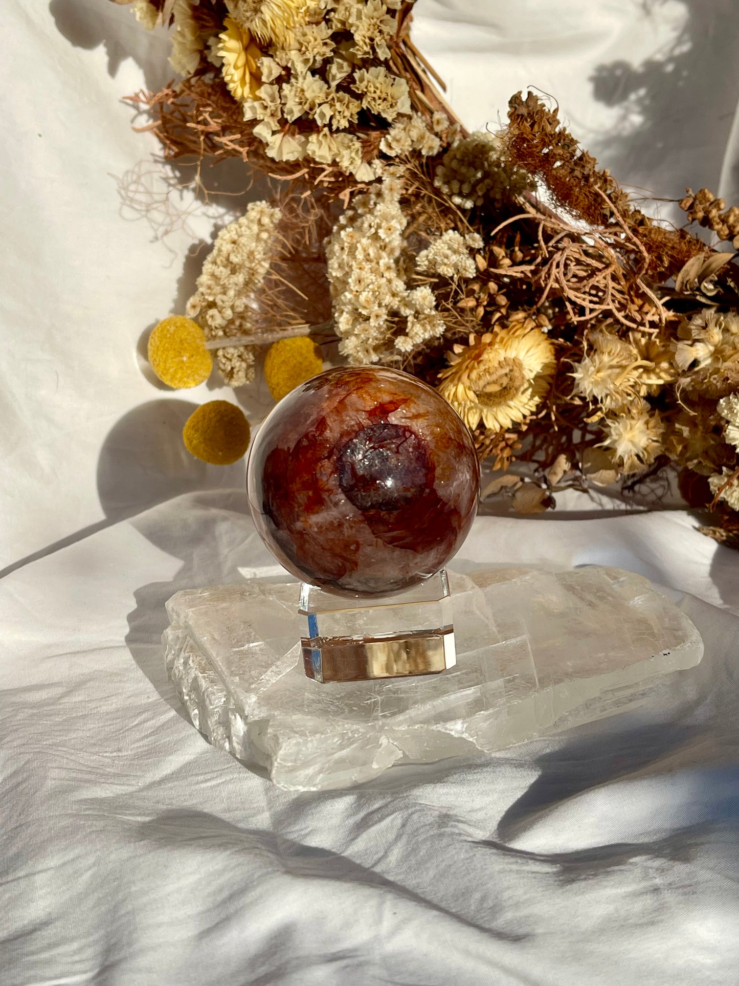 Golden Healer | Fire Quartz Sphere