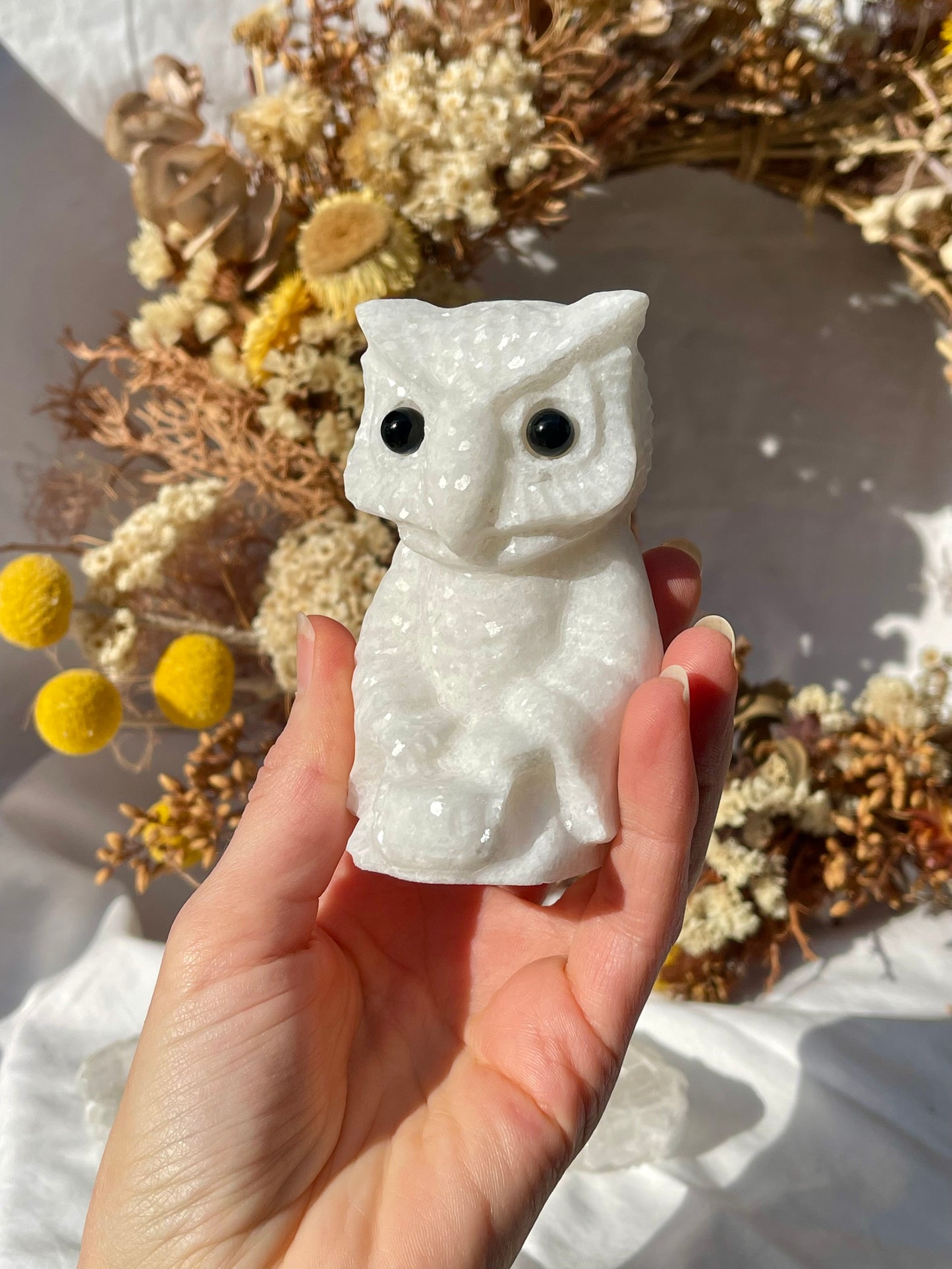 White Jade Robed Owl