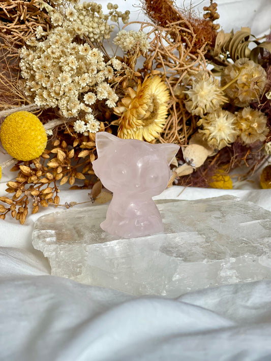 Rose Quartz Cat #2