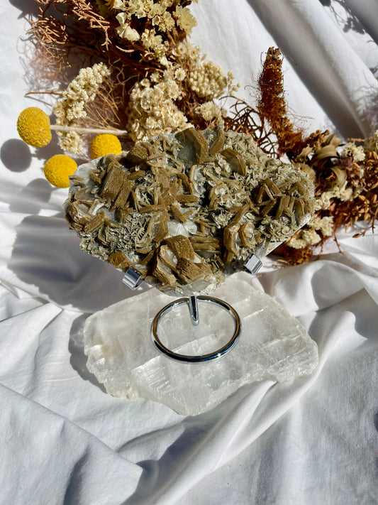Blue & Yellow Poker Chip Calcite Specimen
