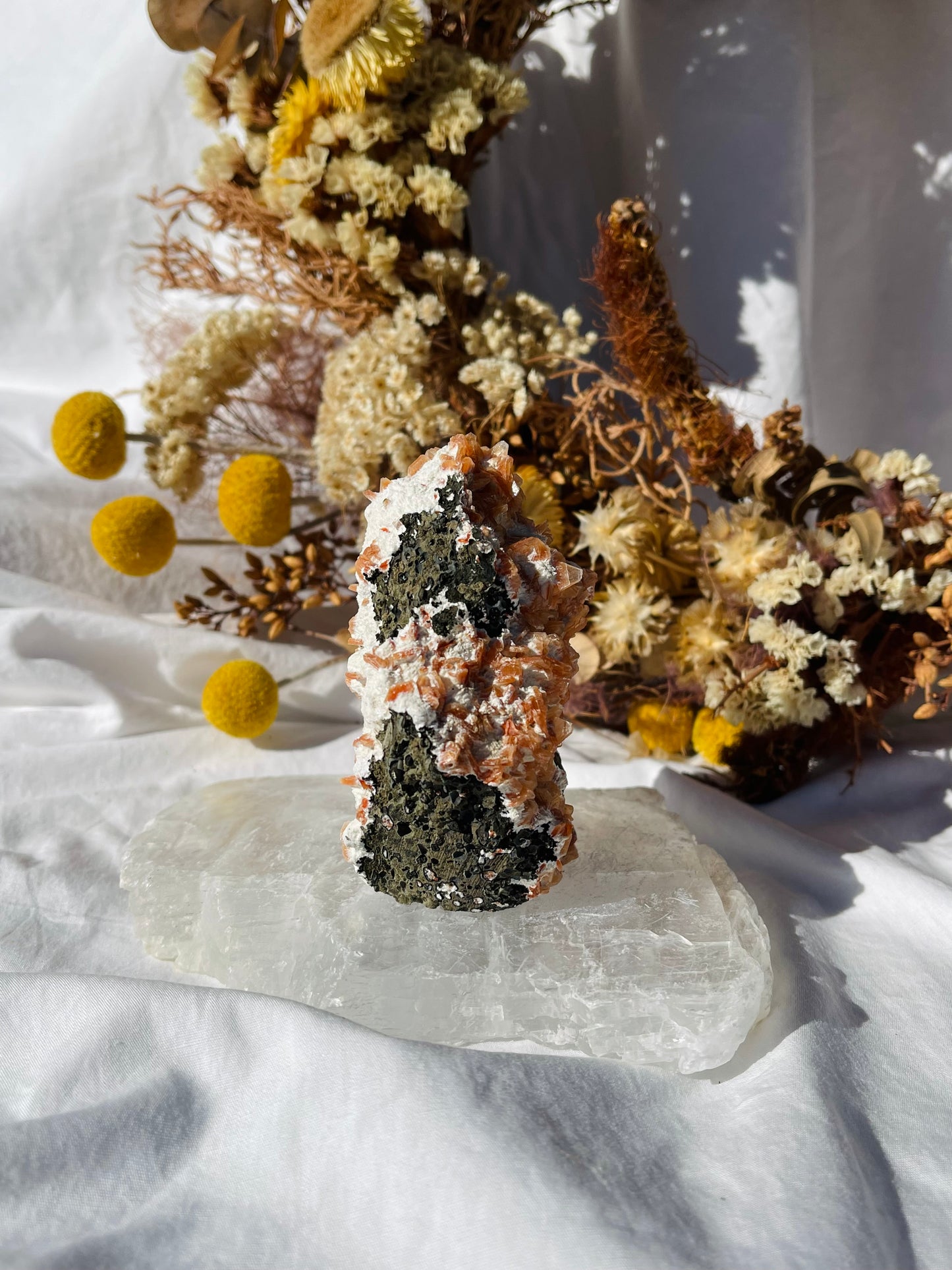 Heulandite on Mordenite Specimen #4