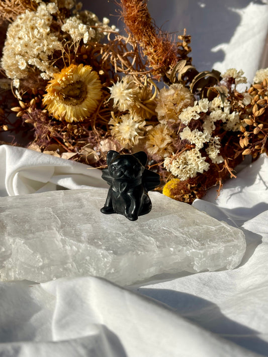 Black Obsidian Angel French Bulldog