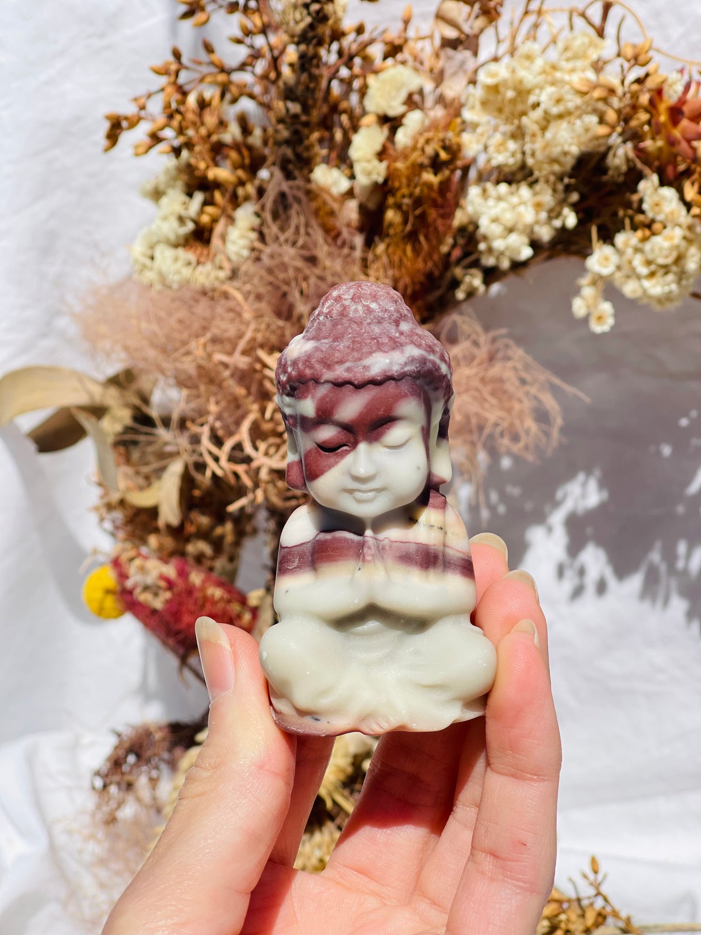 Striped Jade Buddha #1