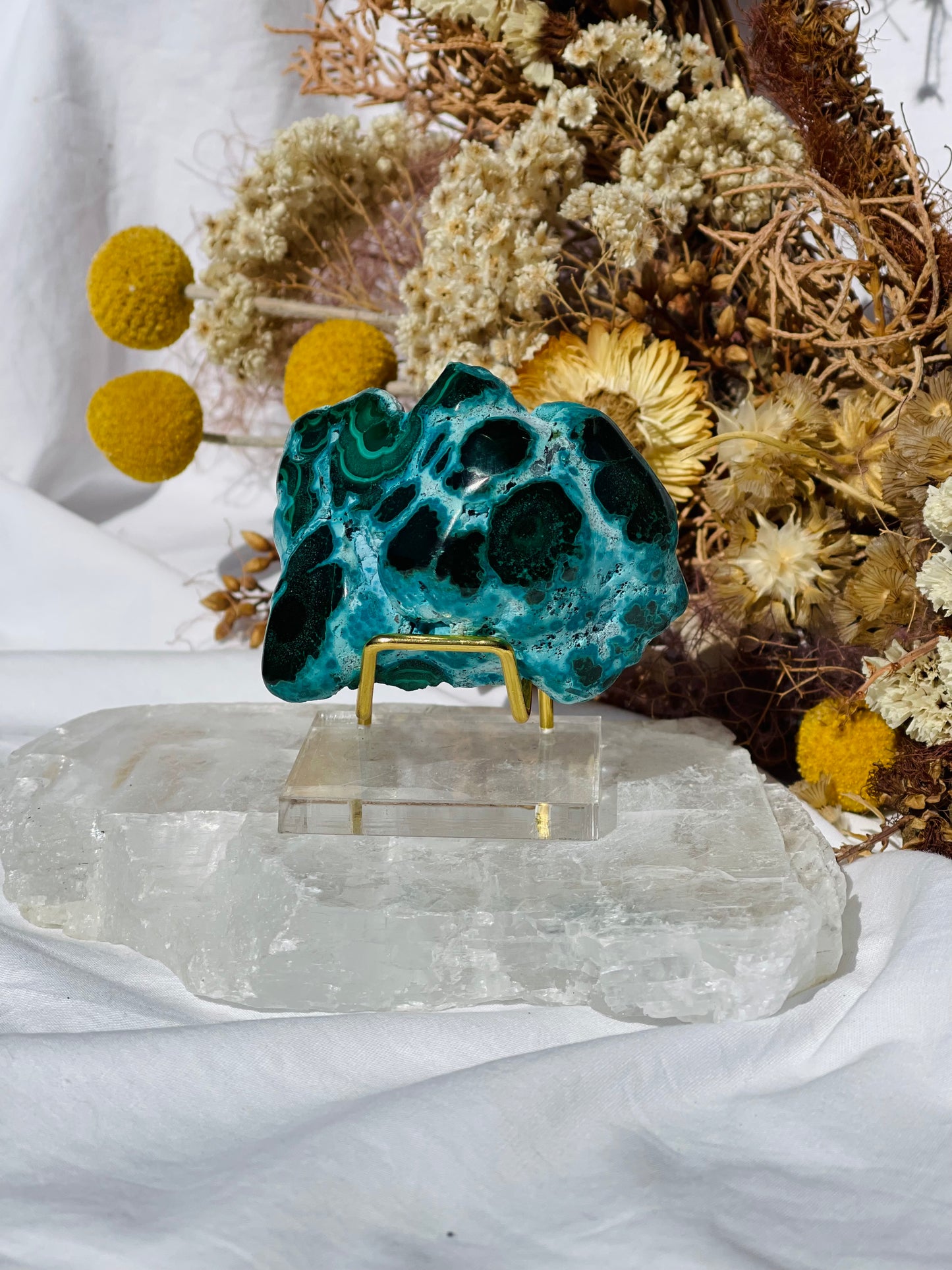 Chrysocolla & Malachite Specimen