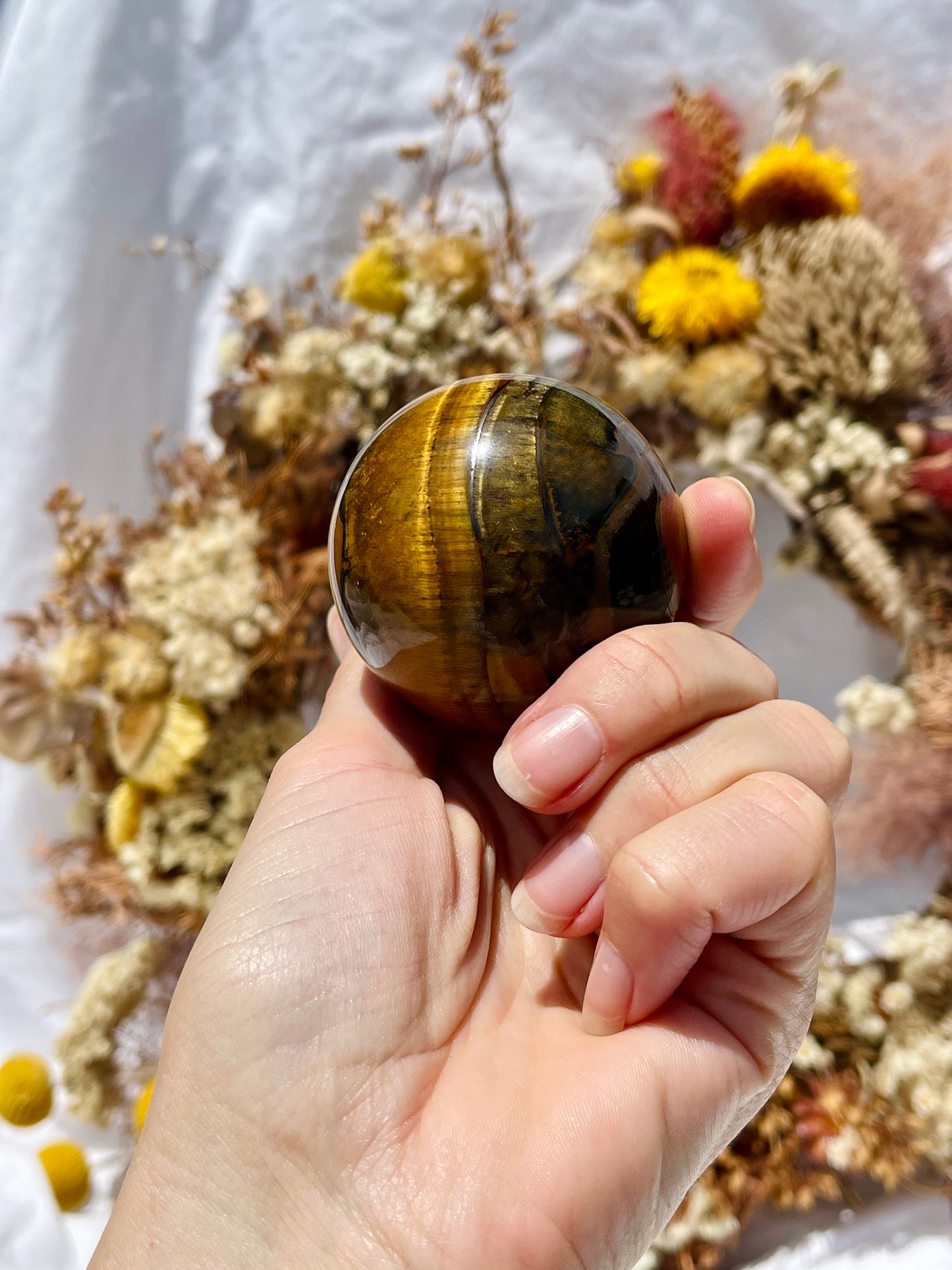 Tiger Eye Sphere #1