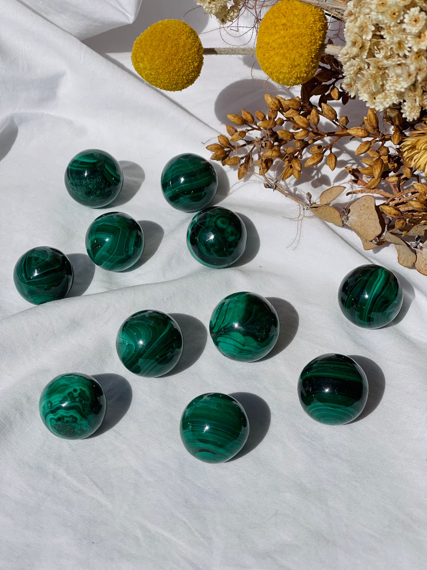 Malachite Mini Sphere | Large