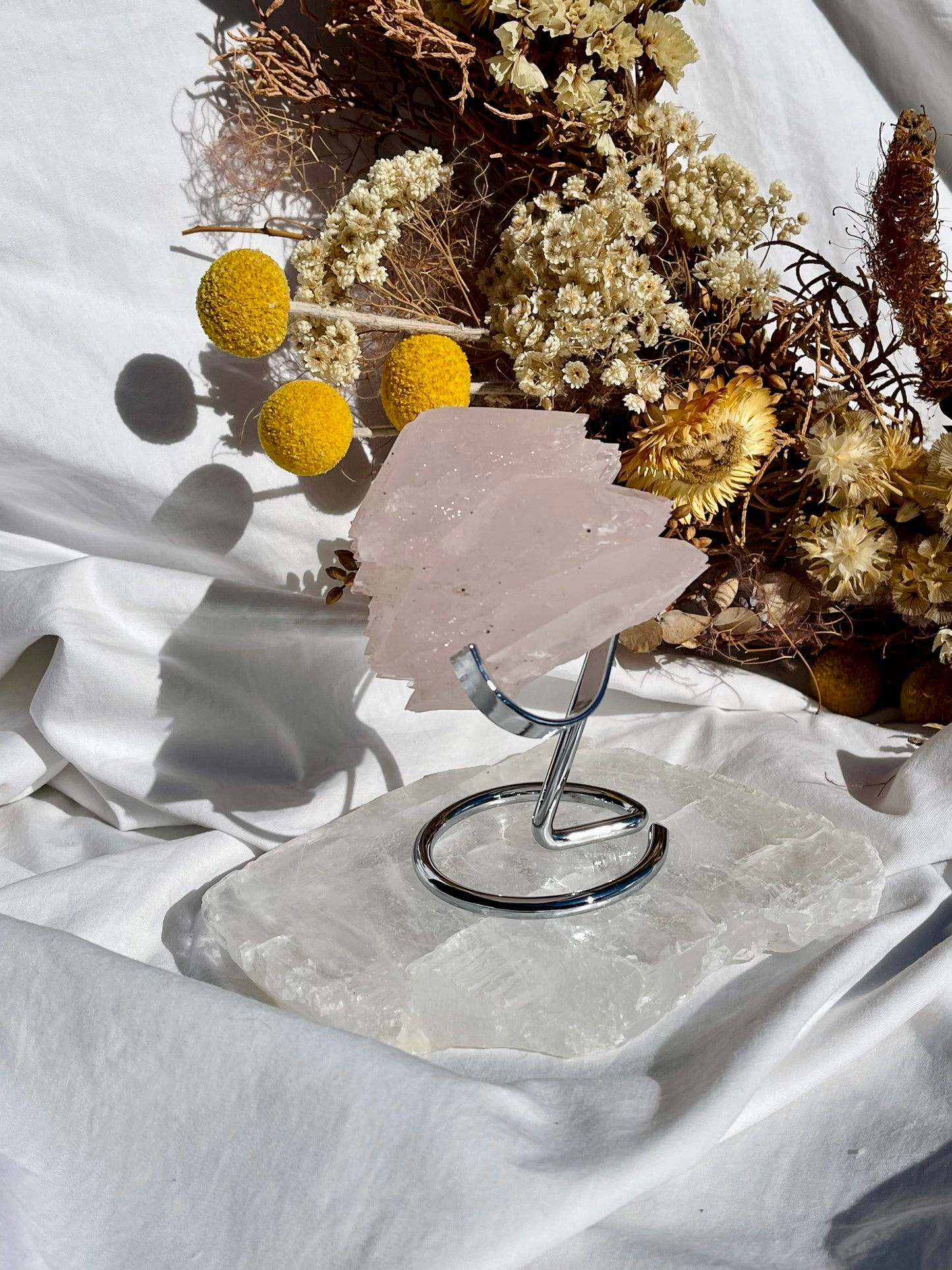 Pink Calcite Pagoda Specimen
