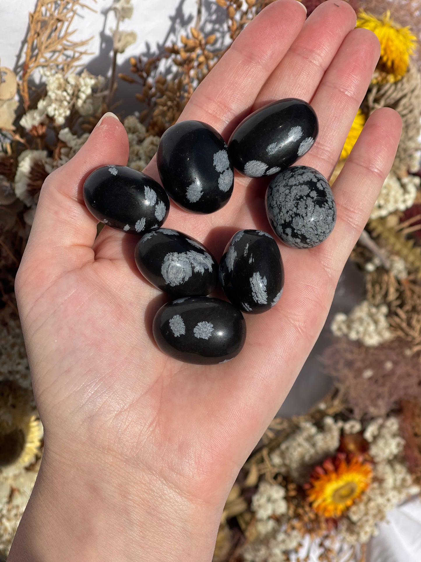 Snowflake Obsidian Tumble