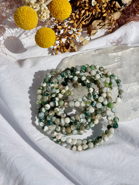 Moss Agate Bracelet