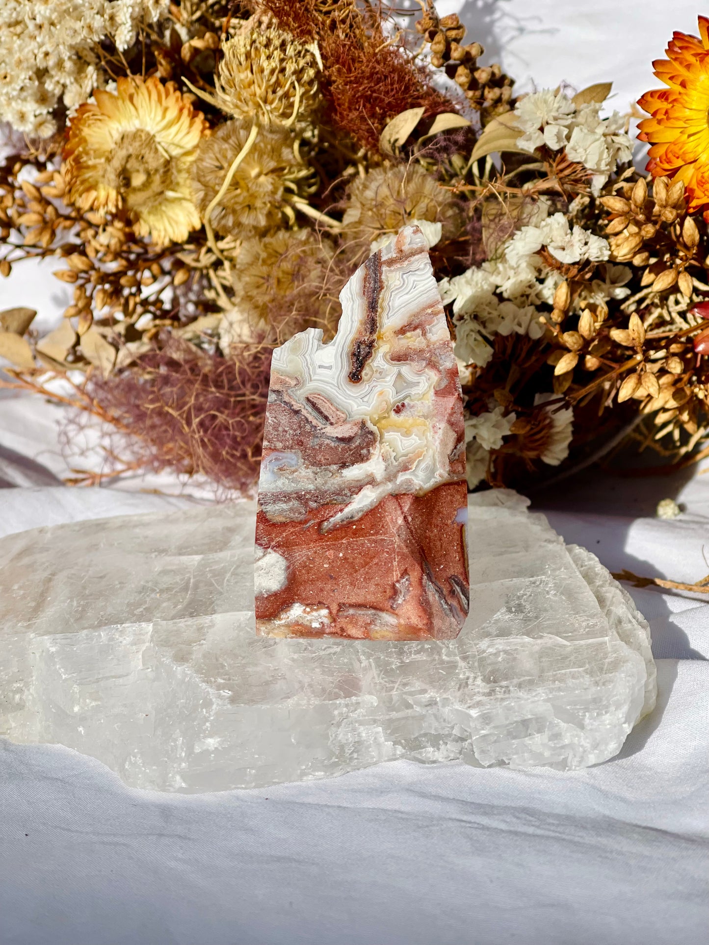 Mexican lace Agate Freeform A