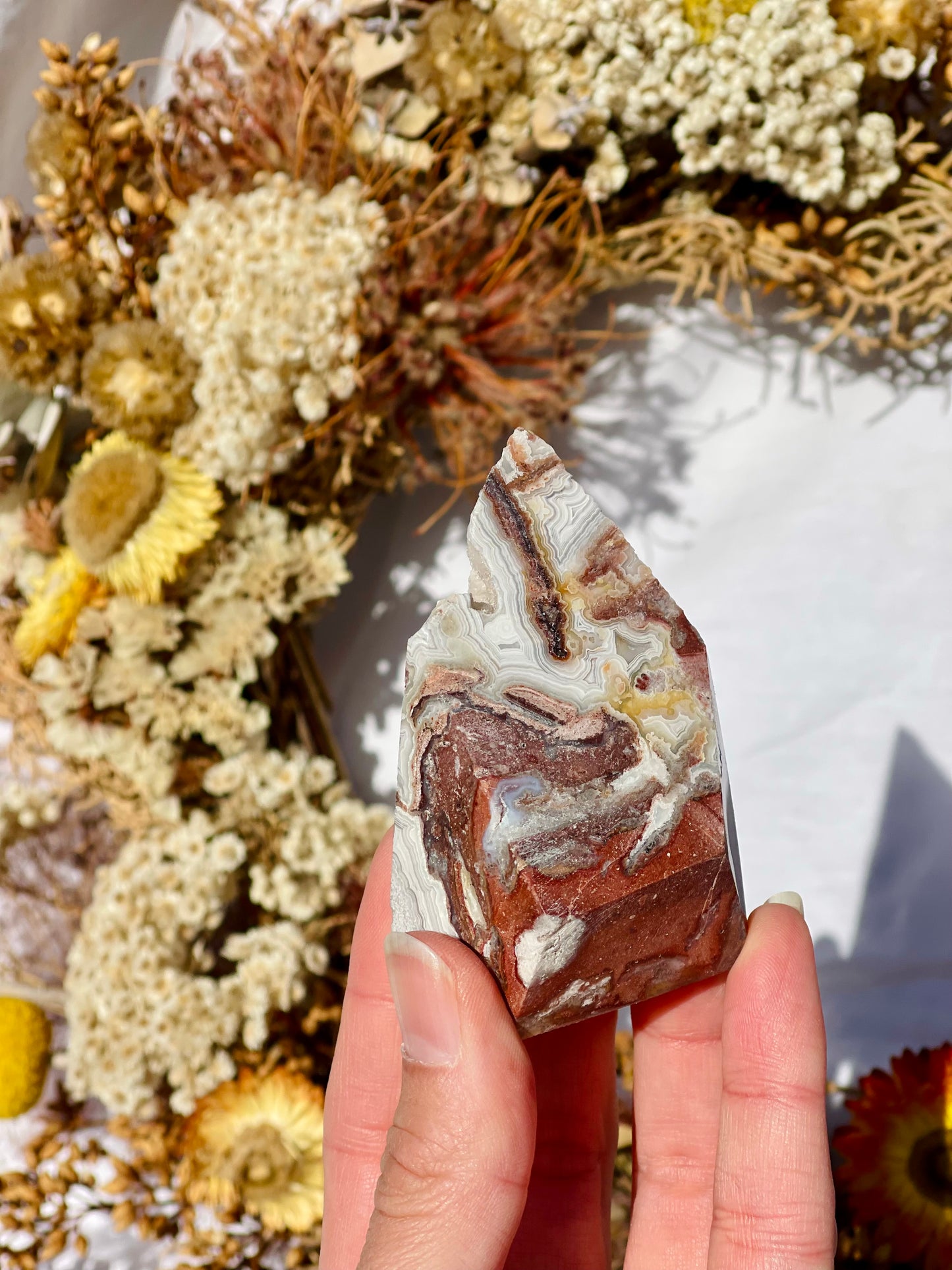 Mexican lace Agate Freeform A