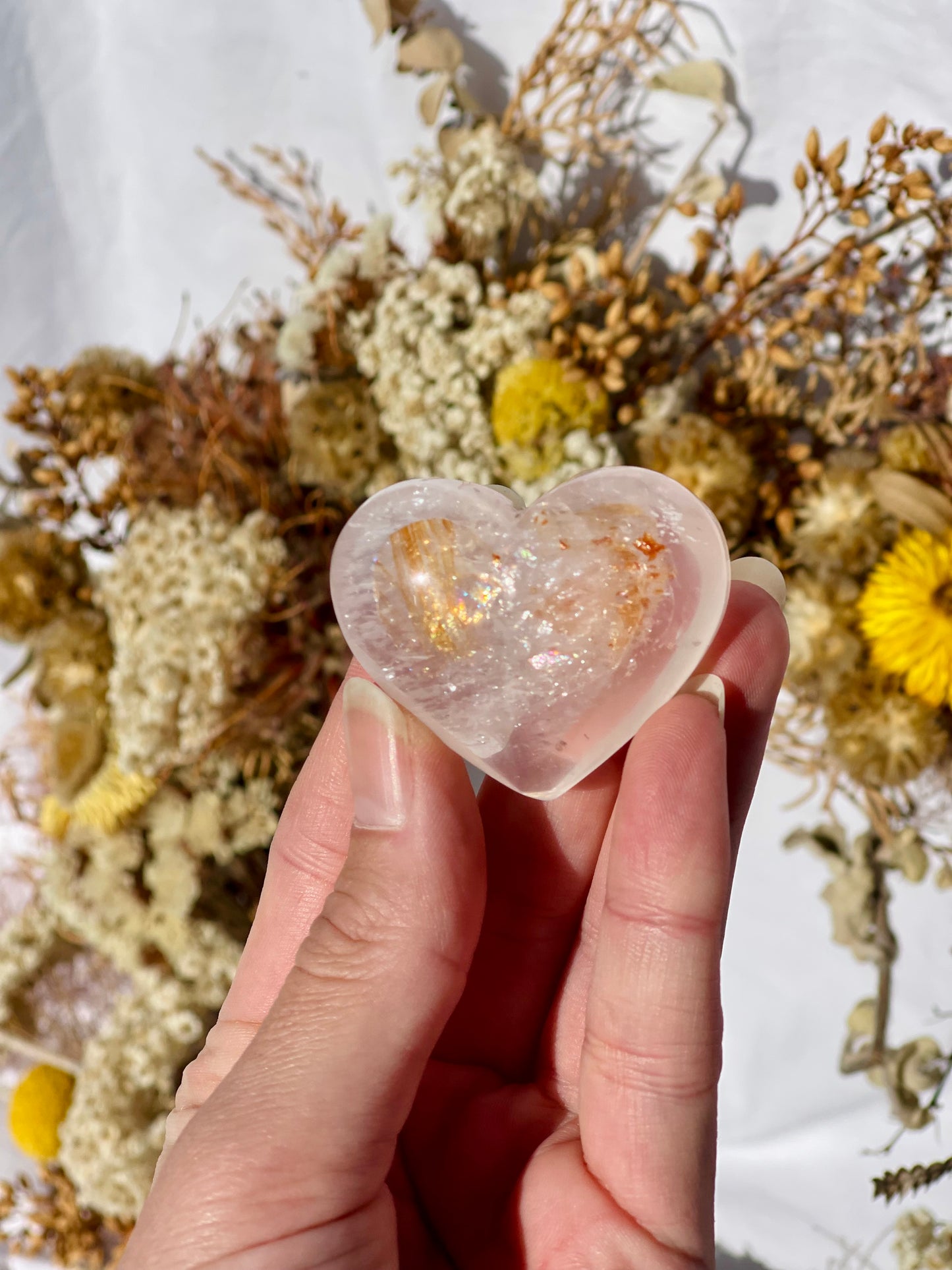 Fire Quartz Heart C