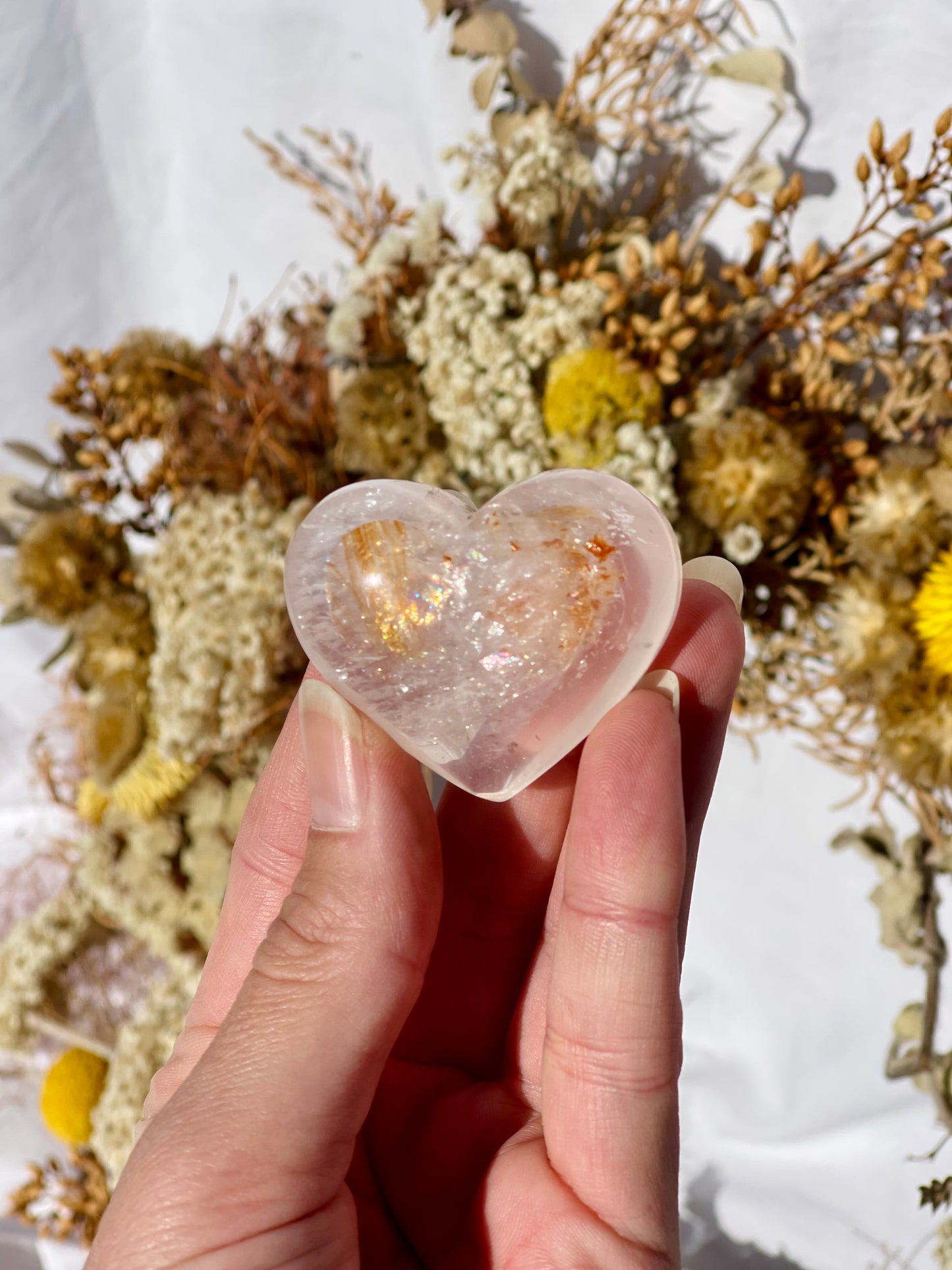 Fire Quartz Heart C