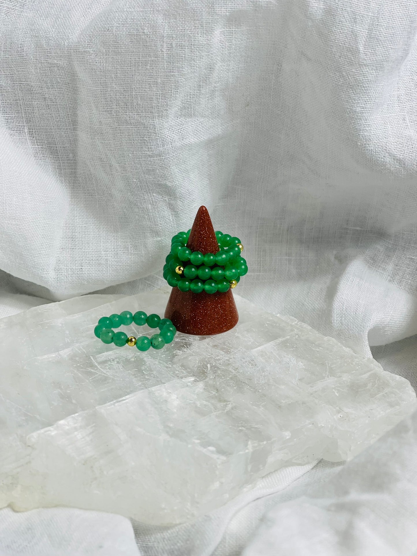 Green Adventurine Ring