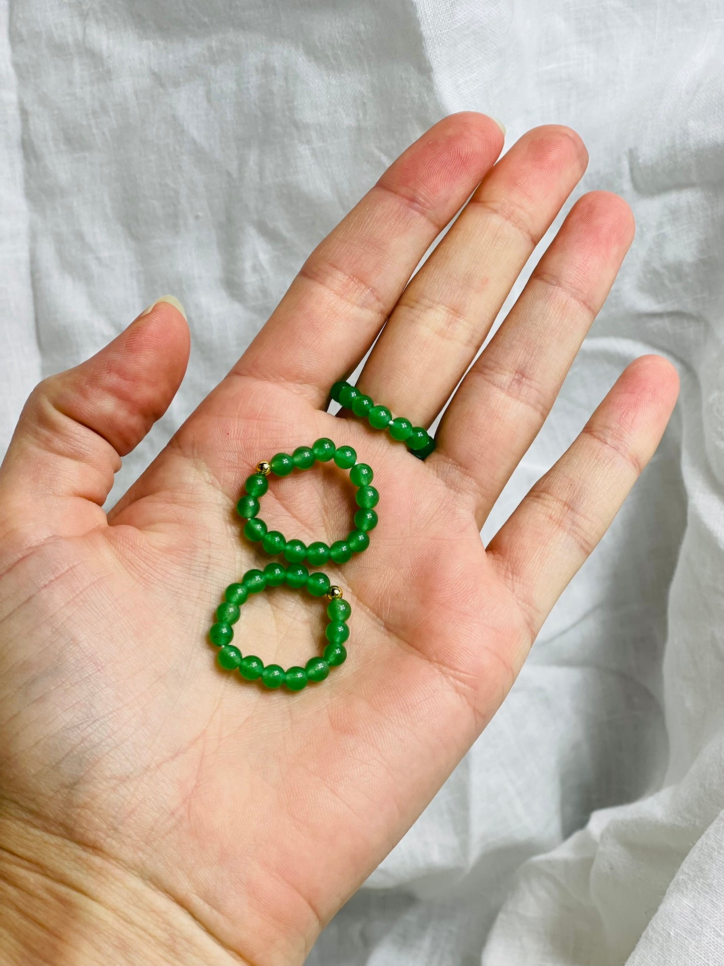 Green Adventurine Ring