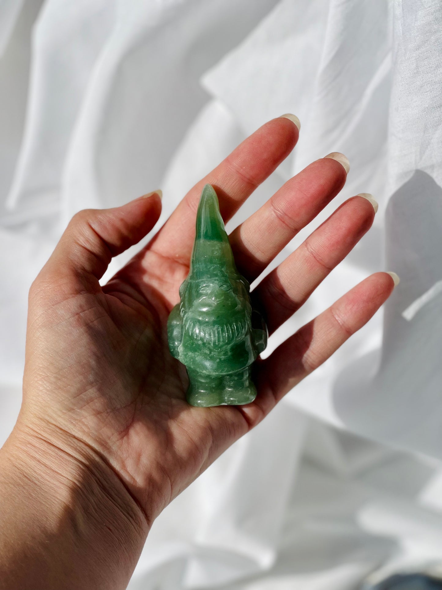Green Adventurine Gnome