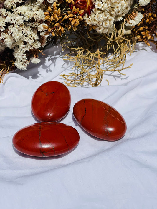 Red Jasper Palmstone