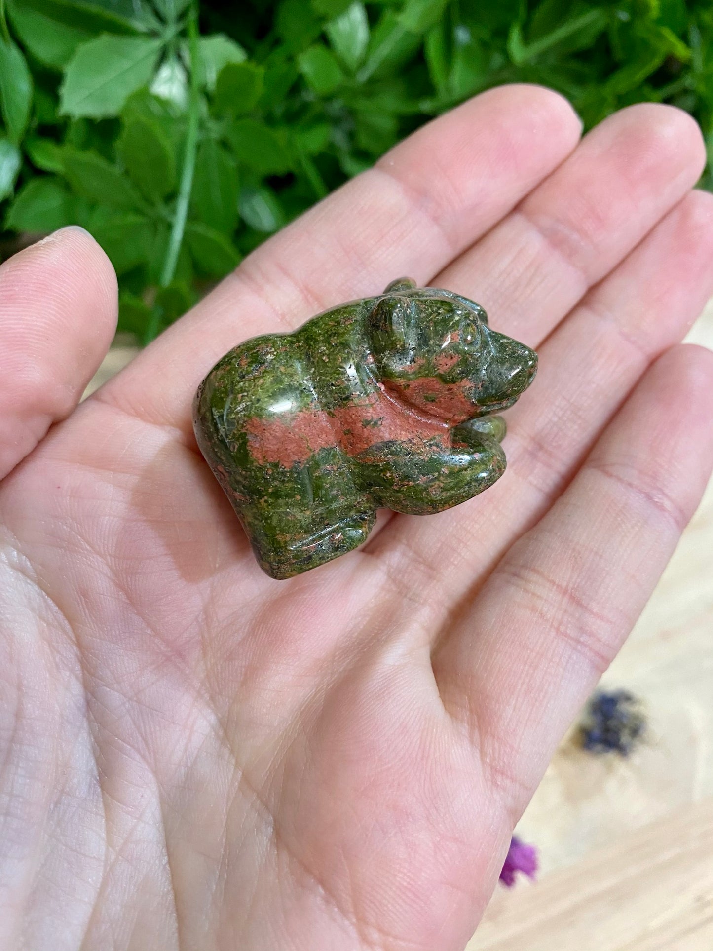 Unakite Bear