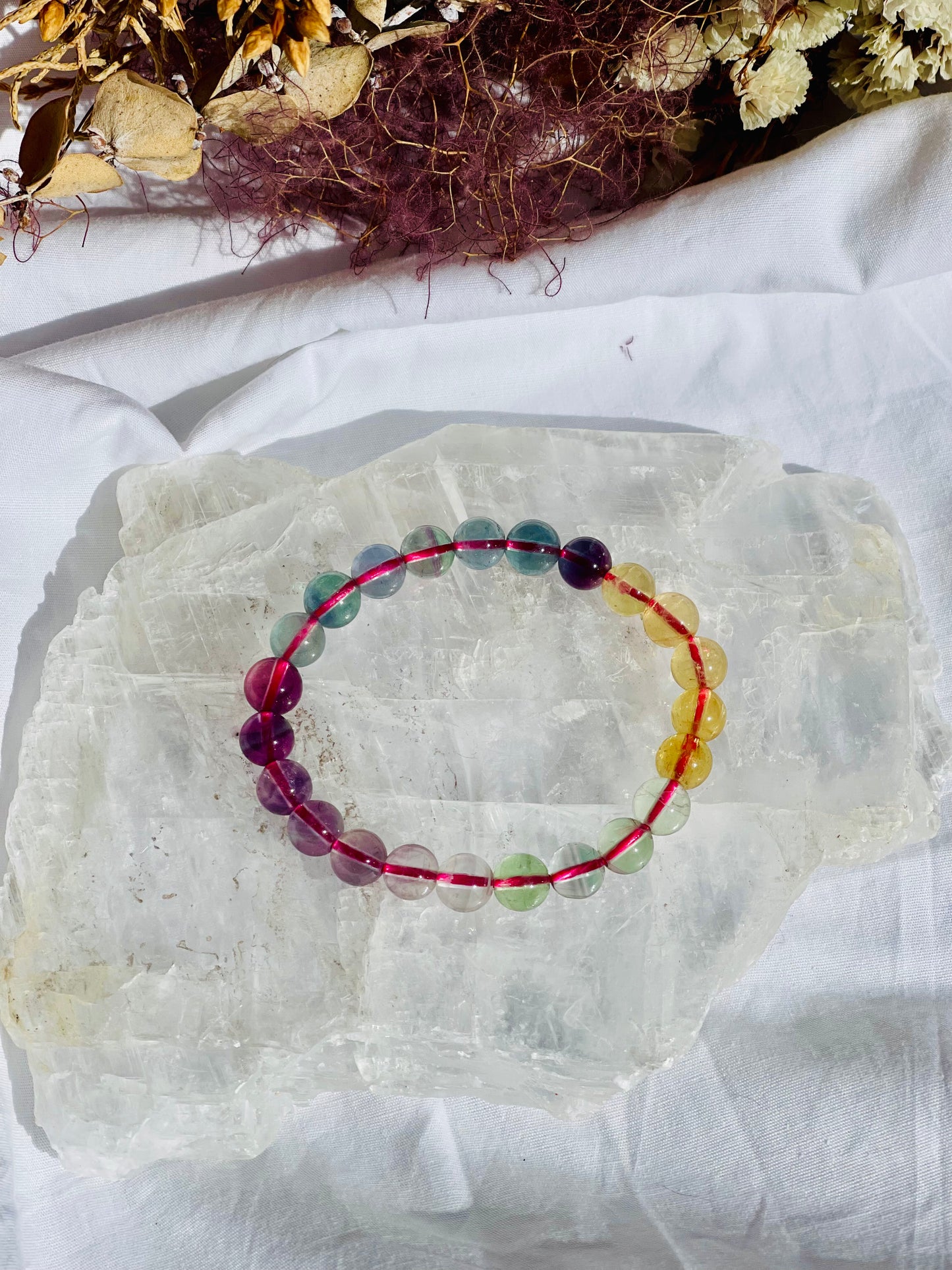 Mixed Fluorite Bracelet | 8mm