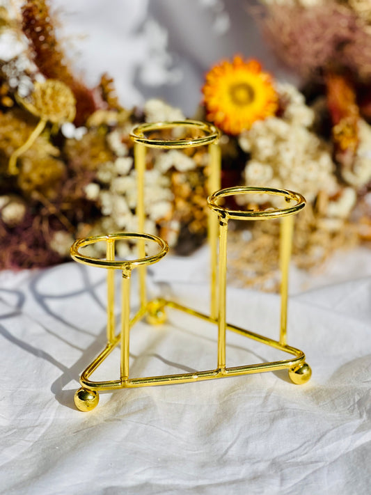 3 Sphere Stand | Gold