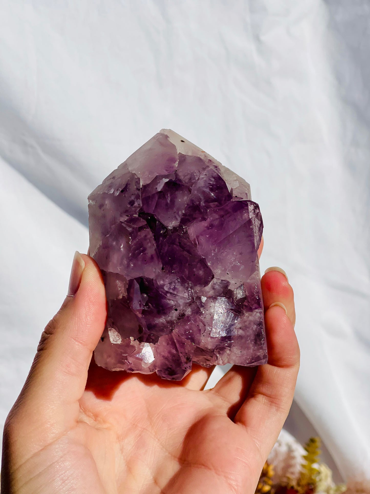 Amethyst Cluster Point