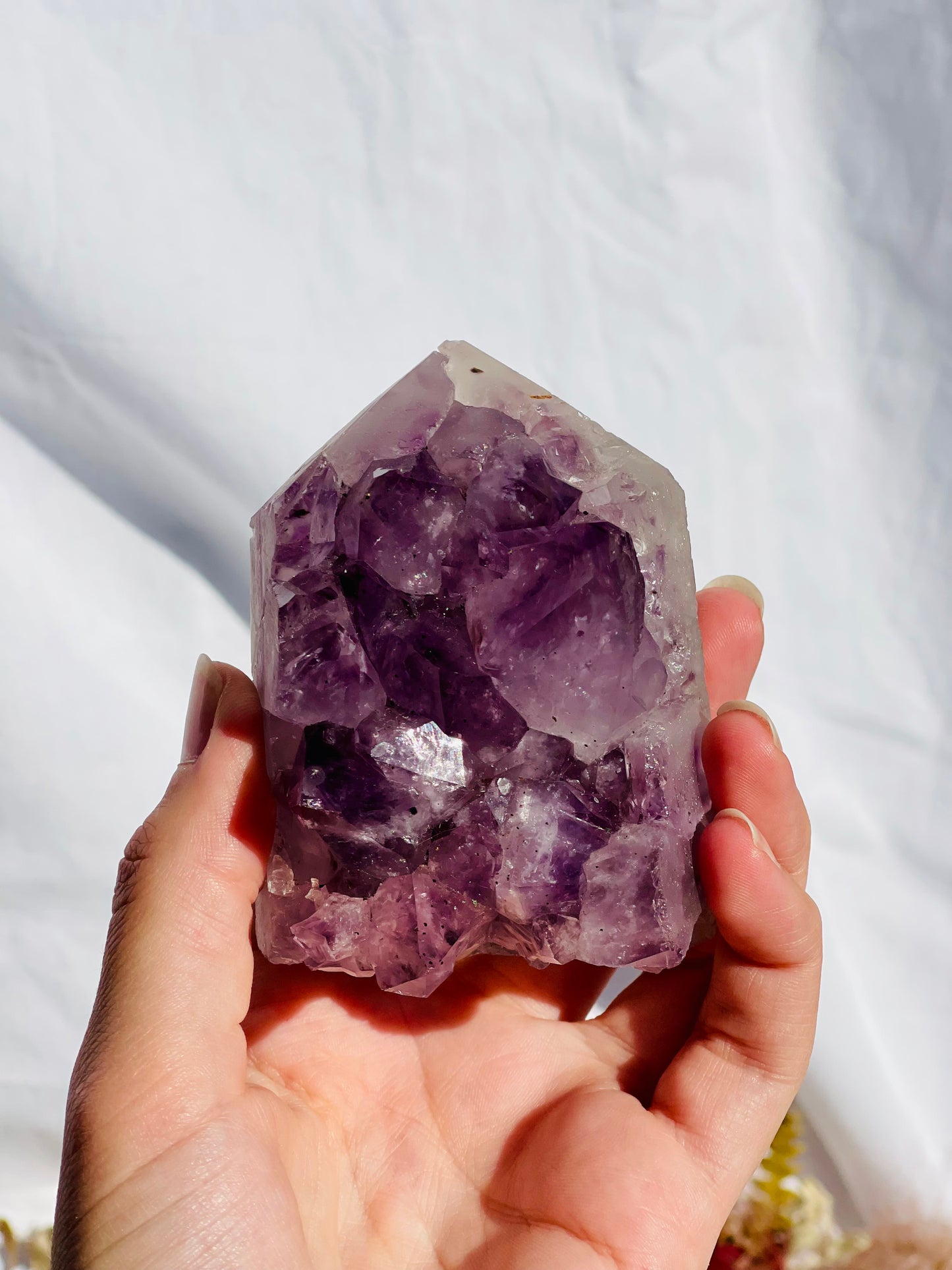 Amethyst Cluster Point