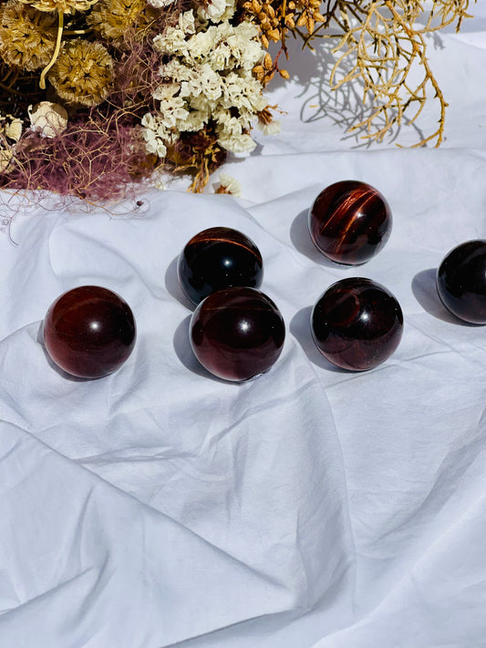 Red Tiger Eye Sphere