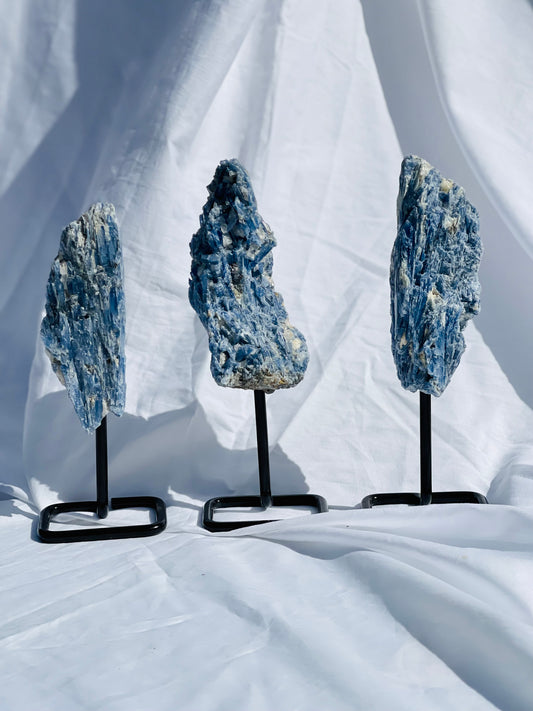 Kyanite Raw on Stand