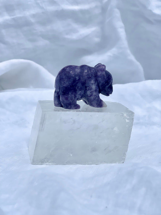 Lepidolite Bear