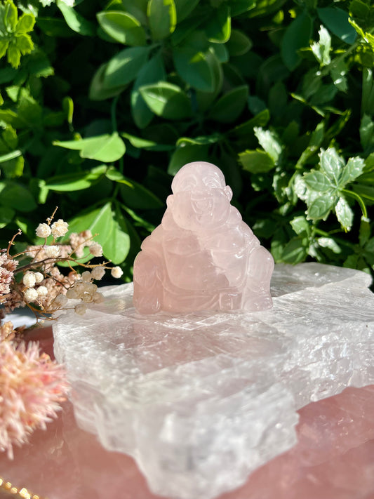 Rose Quartz Buddha