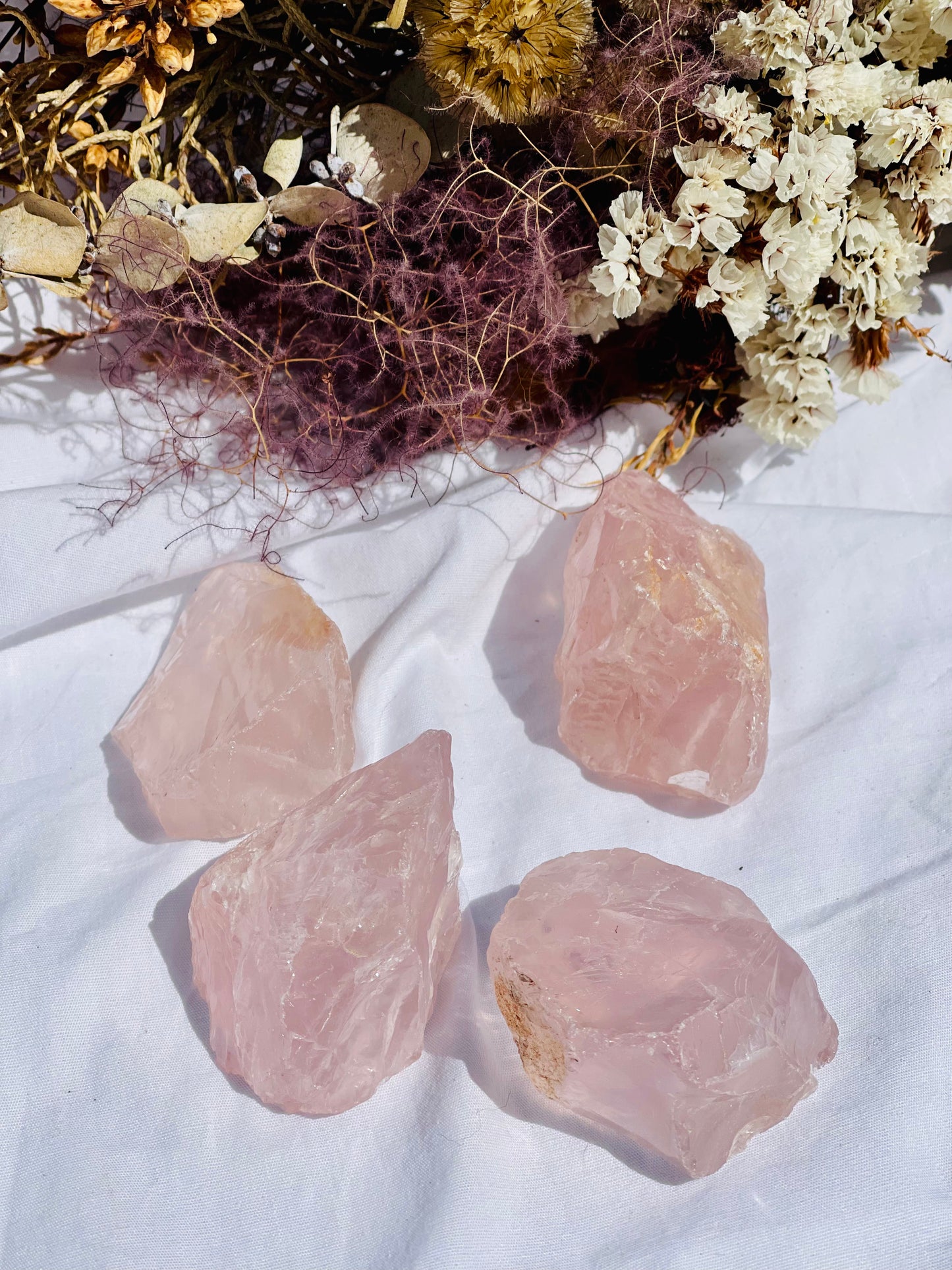 Raw Rose Quartz