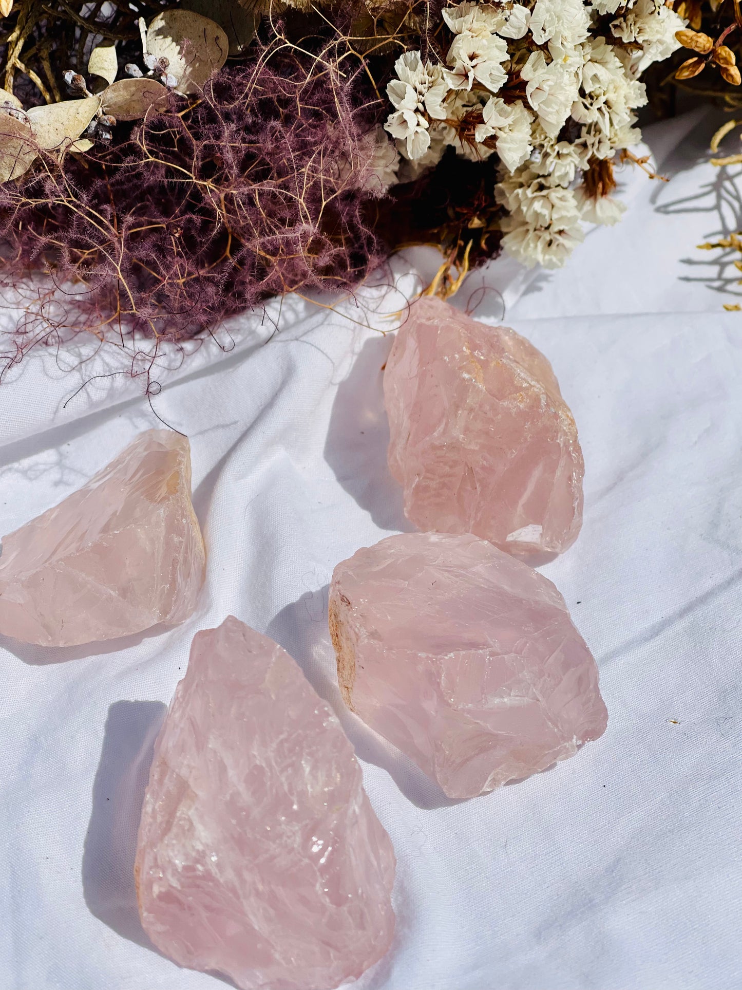 Raw Rose Quartz