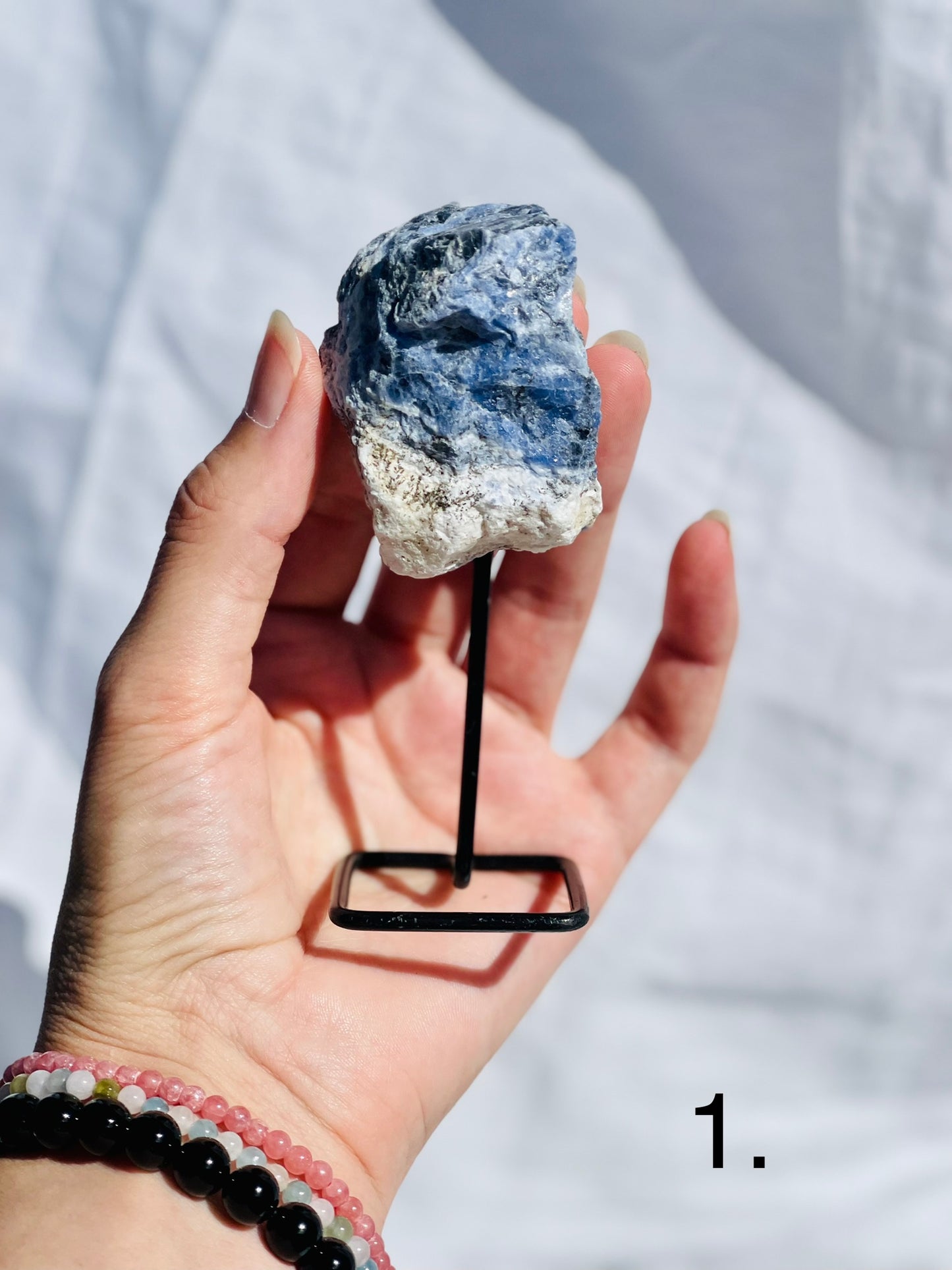 Sodalite Raw on Stand